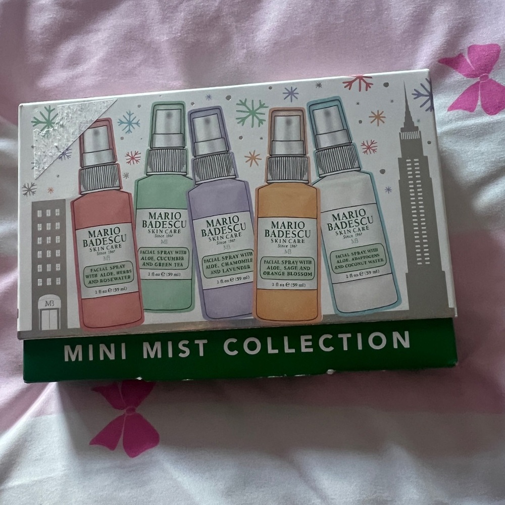 Mario Badescu Mini Mist Collection - green, purple, orange, blue, pink